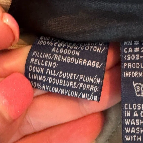 Tommy Hilfiger Reversible Down Puffer Jacket Vest Large Streetwear Y2K 90 Preppy - Picture 7 of 8